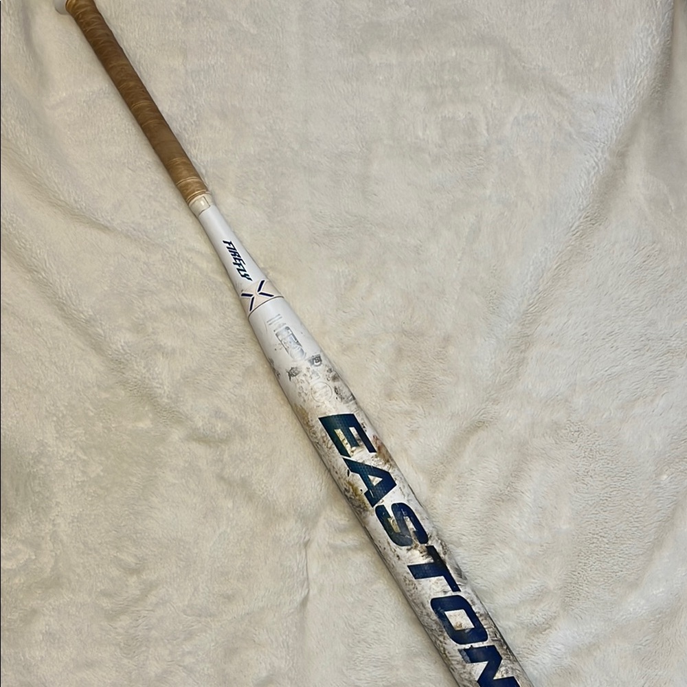 Easton Baseball Bat - White and Brown